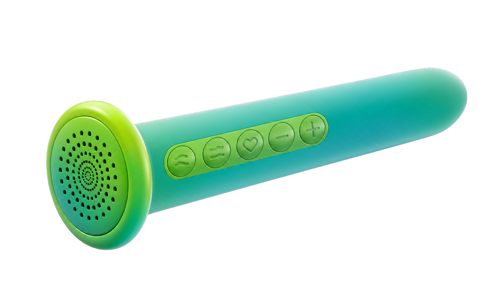 Teal and lime Juummy smart wellness device